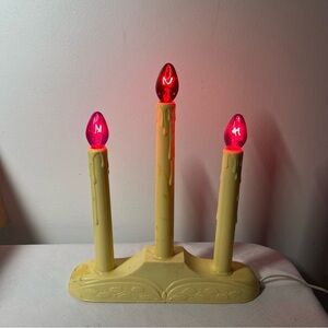 Vintage 3-Light Candle Chandelier Candleabra. Electric original box